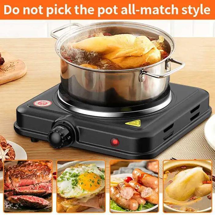 Cod Starlux Kompor Listrik Mini Low Watt Anak Kos Serbaguna Portable Electric Cooking Stove 1000W