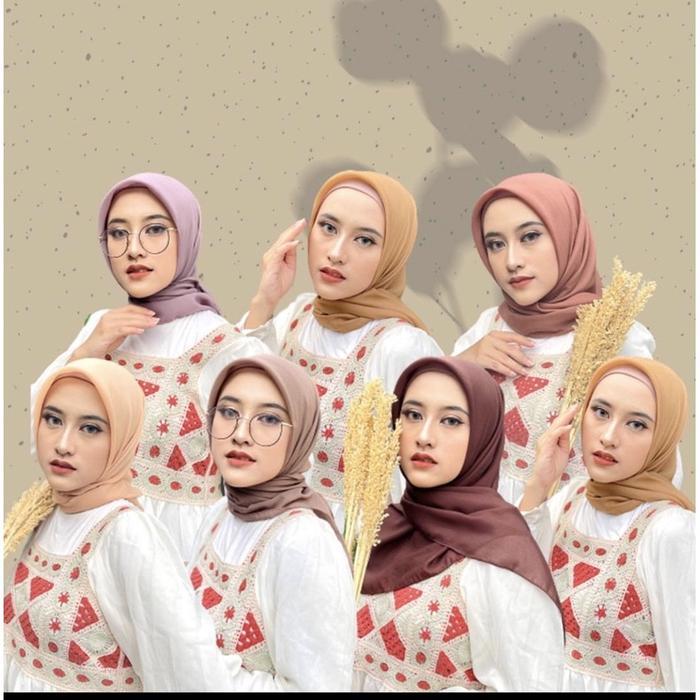 Paket Kodian Hijab Bella Square / 20 Pcs Hijab Segi Empat Instan