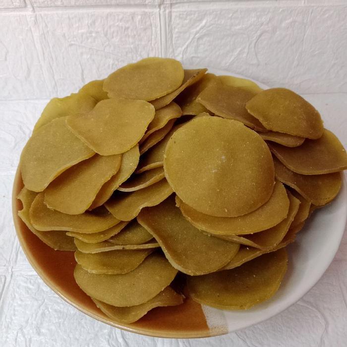 1 Kg Kerupuk Puli Bulat Halus - Kerupuk Puli Jawa Murah - Kerupuk Rambak