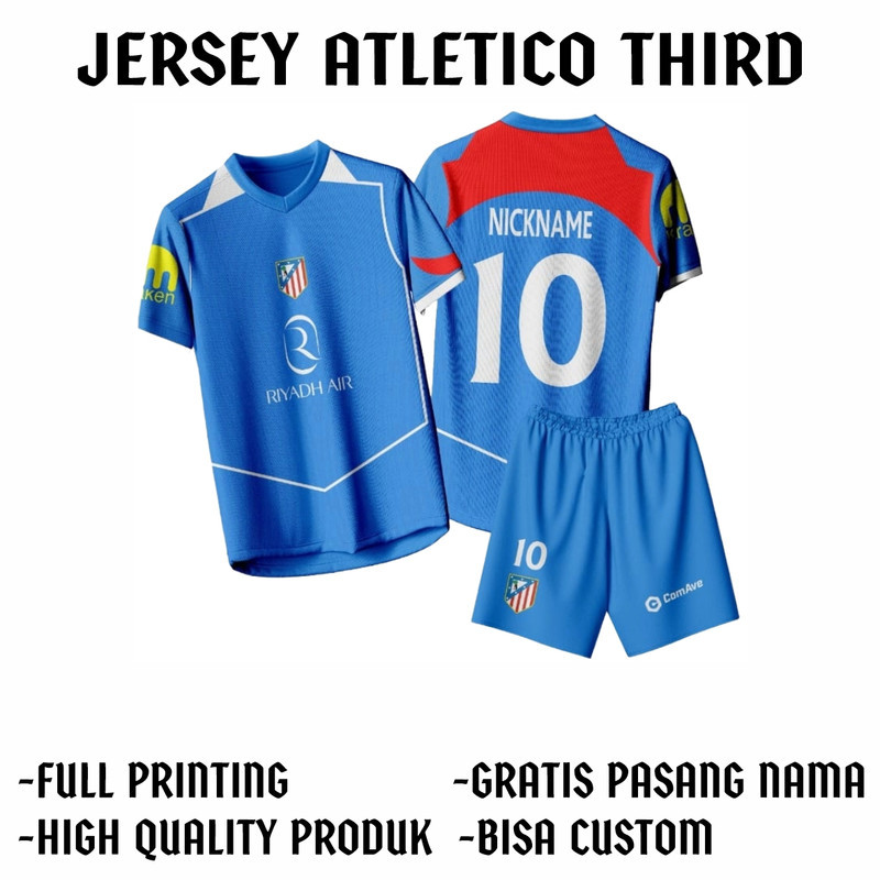 JERSEY PSG 3RD GRATIS PASANG NAMA DAN NOMOR FULL PRINTING