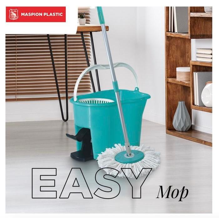 Easy Mop Maspion (Ember Pel + Injakan Putar 360)