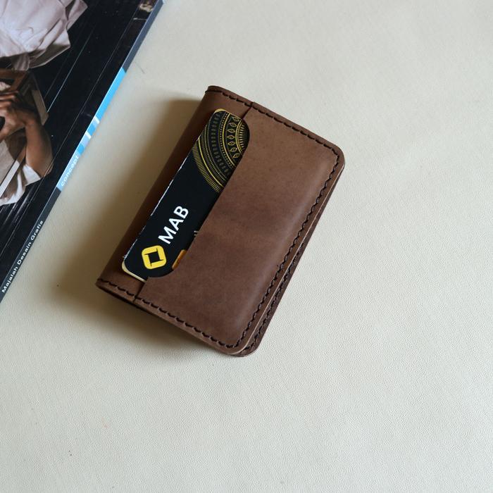 Eiger Wallet - Dompet Kartu Slim Card Holder Kulit Sapi Model Lipat Dua
