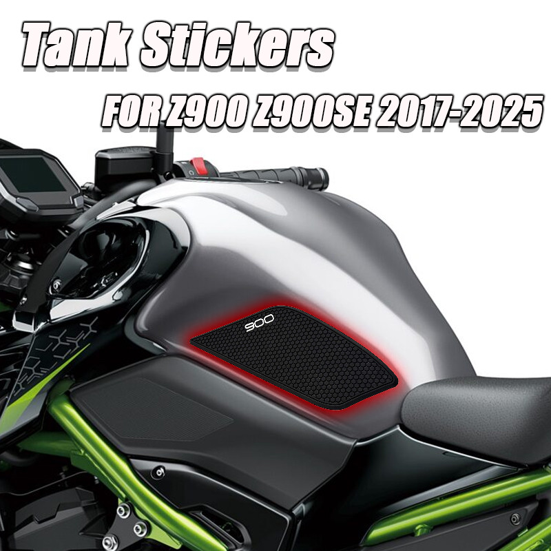 Motorcycle Non-slip Side Fuel Tank Stickers Waterproof Pad Rubber Sticker For Z900 SE Z 900 Z900SE