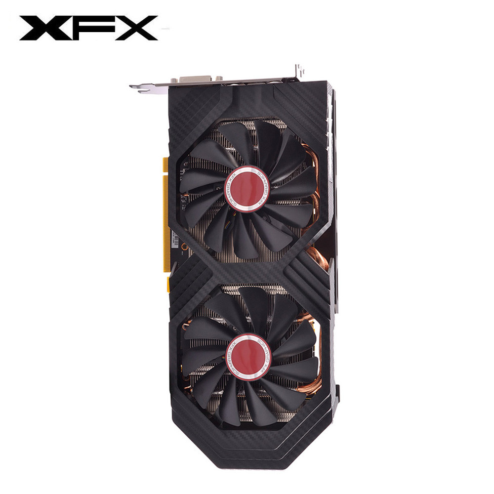 Original XFX RX 580 8GB Graphics Cards AMD GPU Radeon RX580 8GB 2048SP Video Screen Cards Desktop Ga