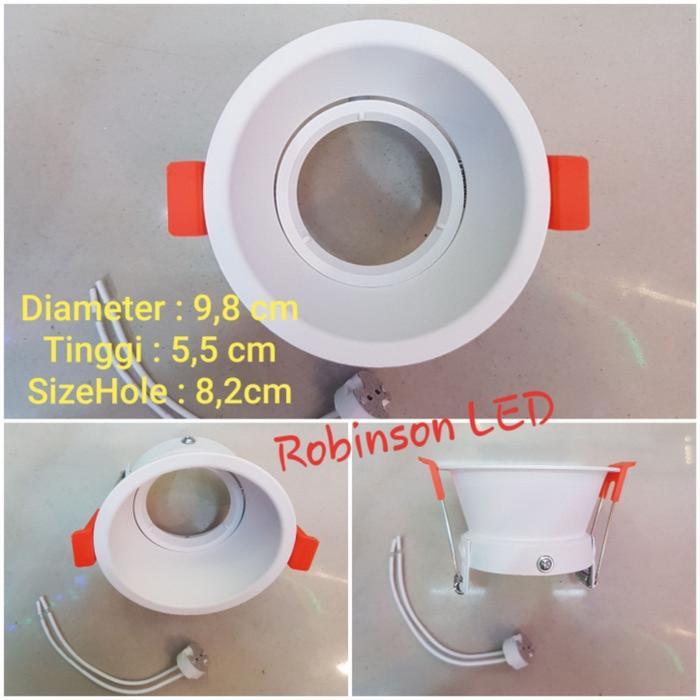 Kap Lampu Downlight MR16 Trimless MR16 / Rumah Lampu MR16 Downlight