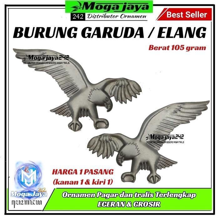 burung garuda elang besi plat ornamen tralis hiasan pintu pagar