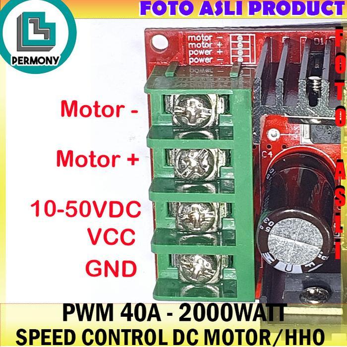 DC Motor 40A Speed Control PWM HHO RC-Controller 10-50V 2000W pwm 40A