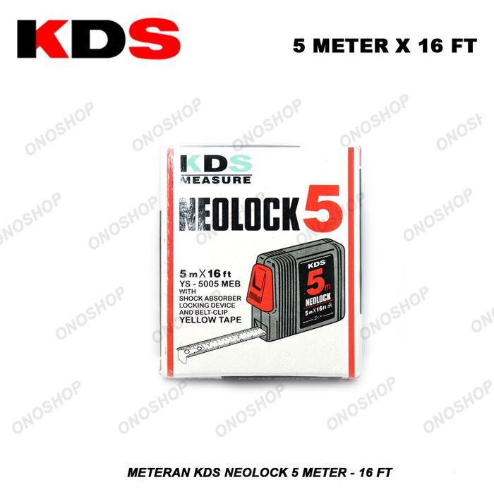 Meteran Kds Neolock 5 Meter - 16 Ft