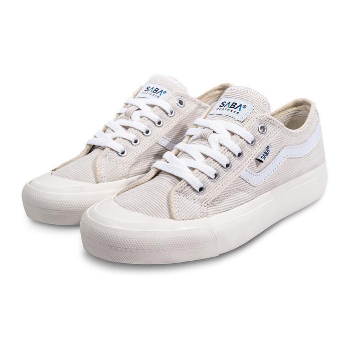 Aerostreet - Veloz Corduroy Off White - Sepatu Sneakers Sepatu Kasual Pria Sepatu Kasual Wanita
