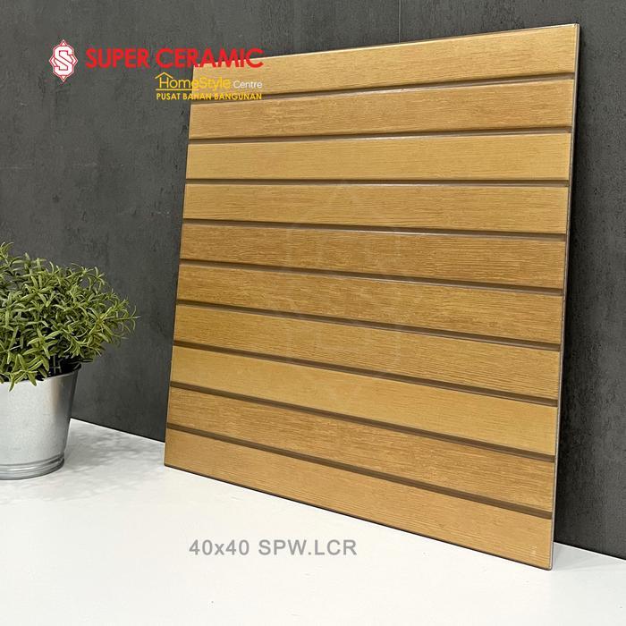 ATENA 40x40 Keramik Dinding Lantai - SPAIN WOOD LCR / SPAIN WOOD MCB