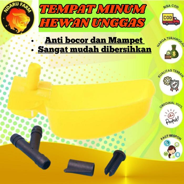 Nipel Puyuh Nepel Alat Tempat Minum Puyuh Ternak Hewan Peliharaan