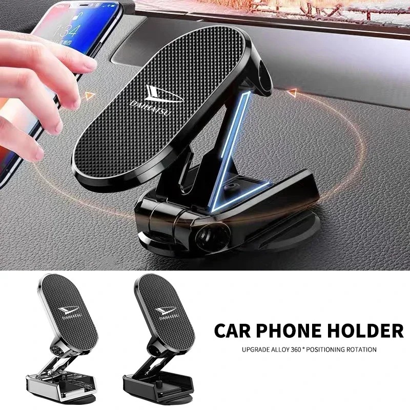Folding Magnetic Car Phone Holder for Daihatsu Terios Sirion Mira Materia Rocky YRV Feroza Charade G