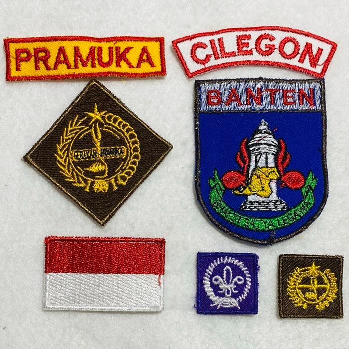 1 SET BADGE PRAMUKA PUTRA CILEGON BANTEN