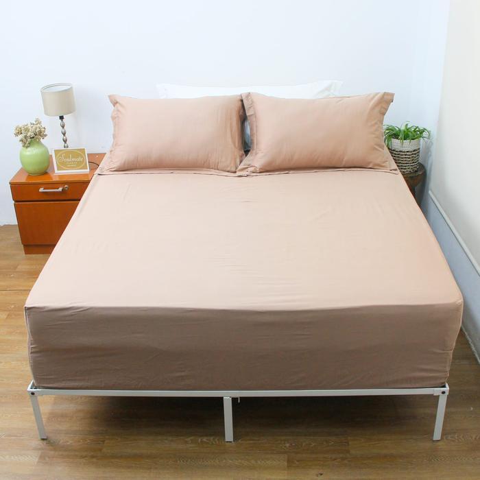 sprei katun jepang polos 120x200 160x200 180x200 200x200