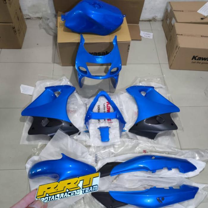 fullset full body set Ninja RR old biru original - Tanpa tengki