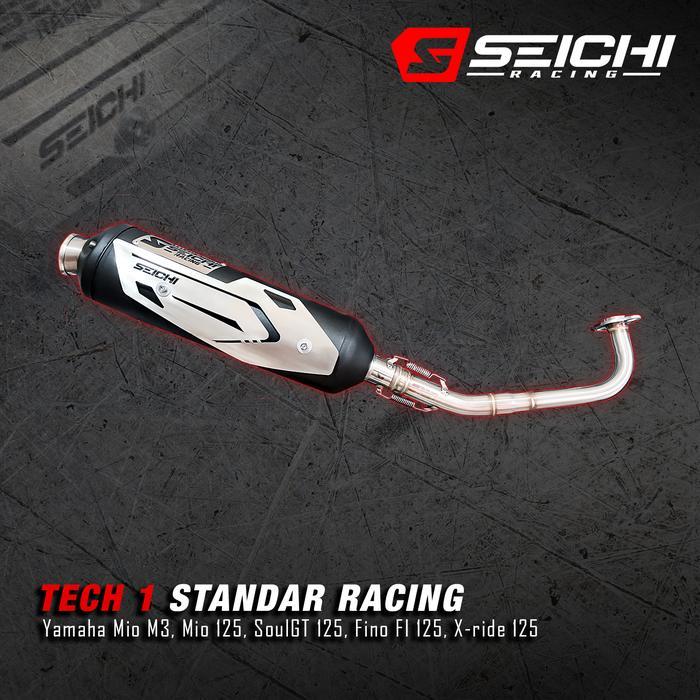 Knalpot Seichi Standar Racing Tech Series Mio M3 Mio Gear Mio 125 Freego 125 Mio GT 125