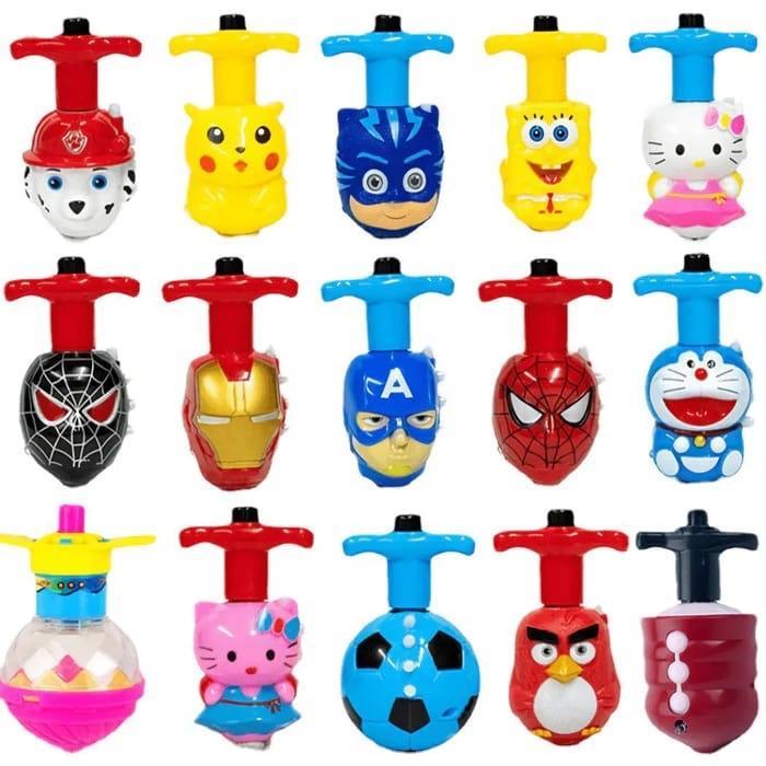 Terbaru 1225 Mainan Gangsing Motif Karakter Kartun Anak Anak / Mainan Gangsing Anak Anak Karakter