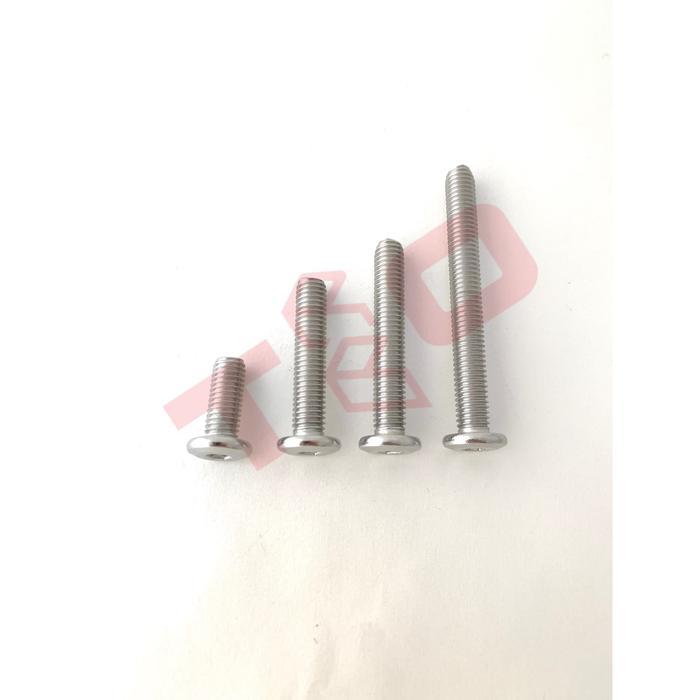 "New" Baut JCBC M8x70 Stainless - Baut Knockdown M8 x70 - Baut 8mm