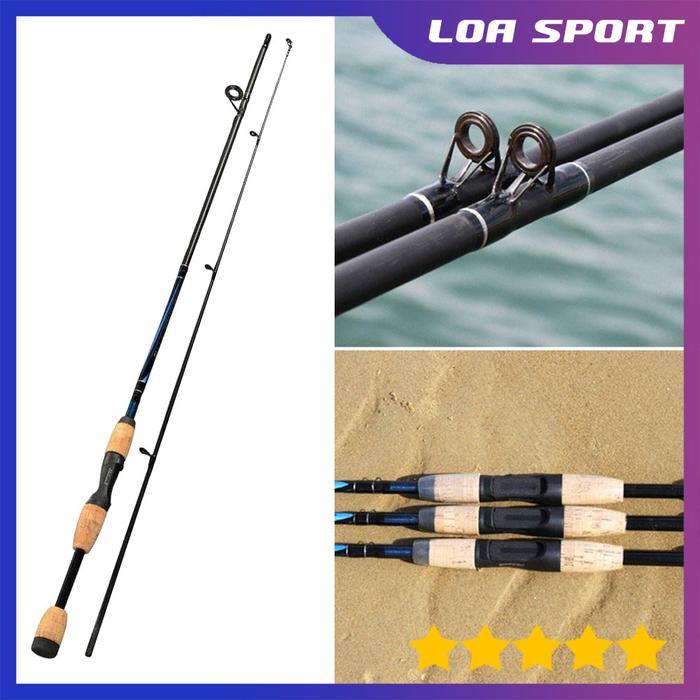 Joran Pancing Spinning Sambung 2 Carbon Fiber Telescopic 180 Cm