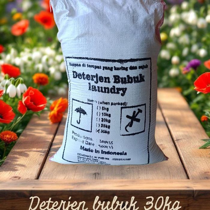 Terbaru Deterjen Bubuk Curah Detergen Laundry Cair Paket 20Kg Karungan
