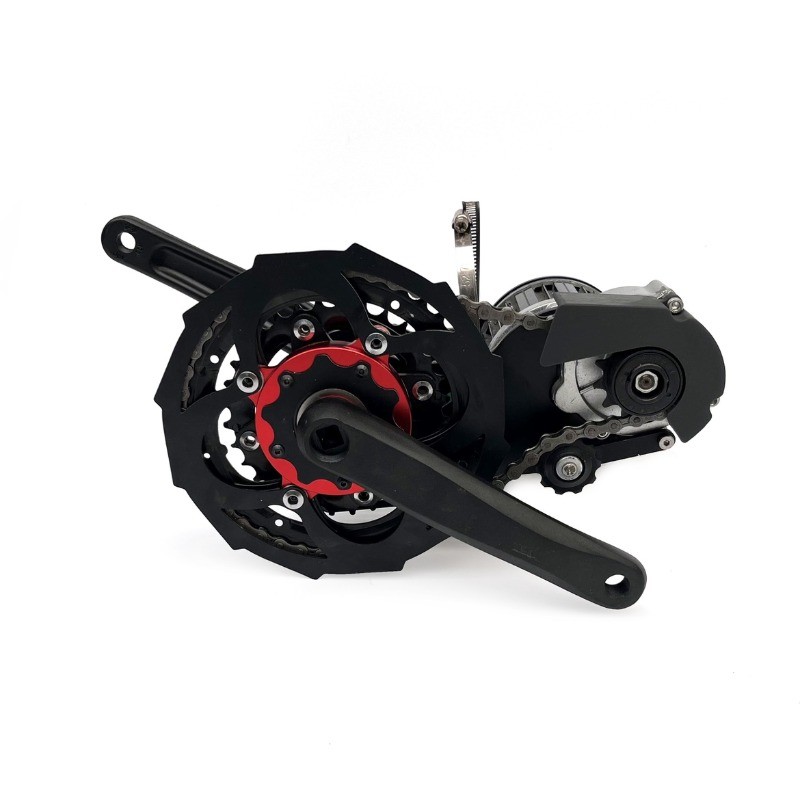 Brushless Mid Drive Motor Kit 48V/60V,500W/800W Power, 68-120mm BSA for E-Bike Conversion, Mountain