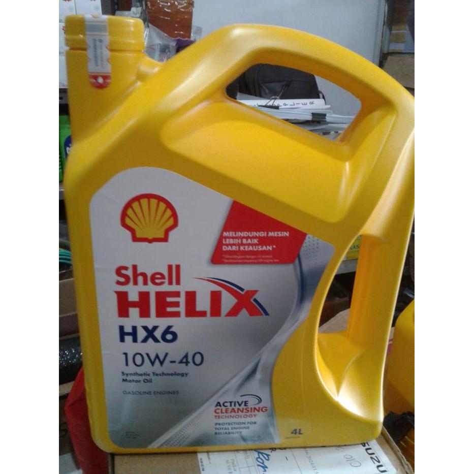 Shell Helix HX6 10W-40 Oli Mobil [4 Liter]