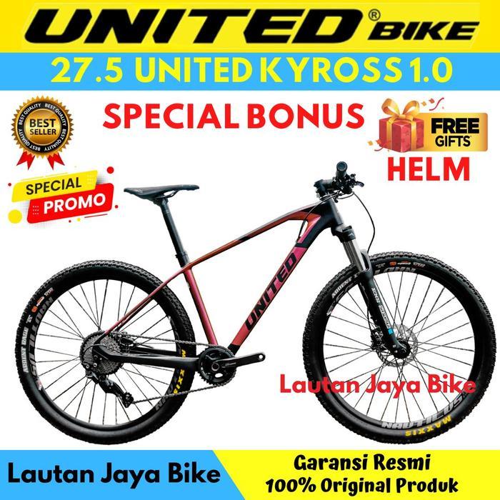 Terlaris Sepeda Mtb United Kyross 1.1 Frame Carbon