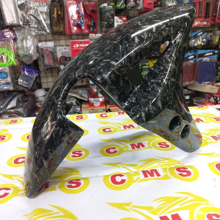 spakbor depan carbon forged R25/R15/cbr/ninja 250/cb/bison