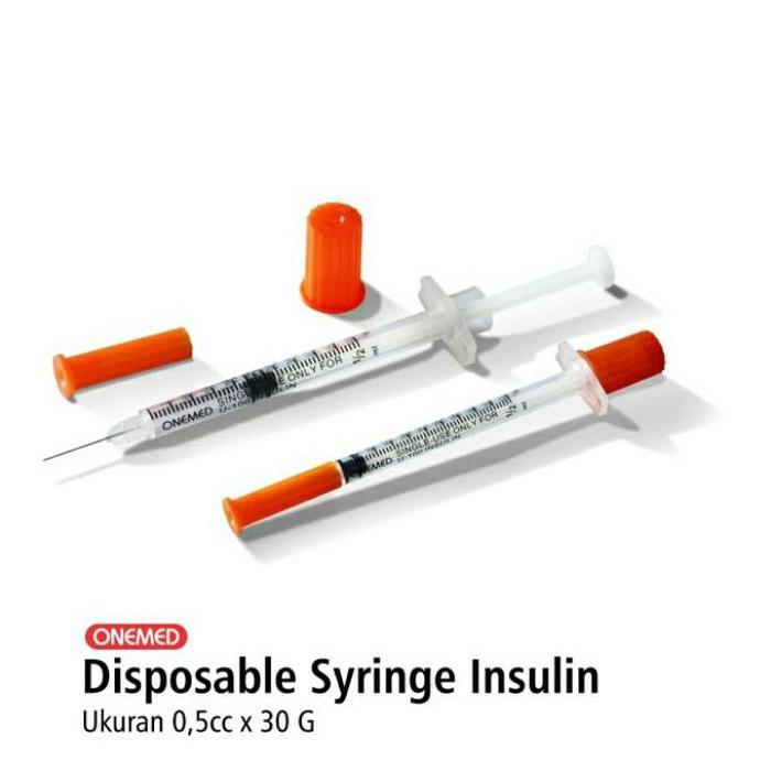 JTTOP" DISPOSABLE SYRINGE INSULIN 0.5 CC SPUIT 0.5 ML PER BOX ISI 100 PCS