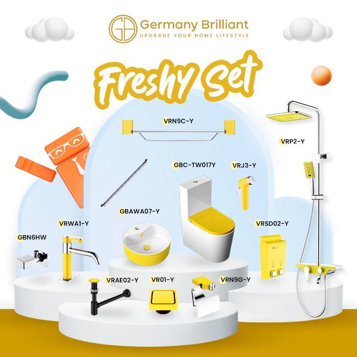 Germany Brilliant Closet/Shower/Wastafel/Kran Bundling - Freshy