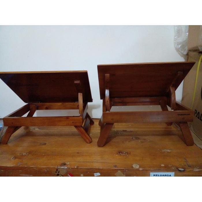 Meja Mengaji Tpa- Meja Lipat Untuk Membaca Alquran - Meja Miring Lipat