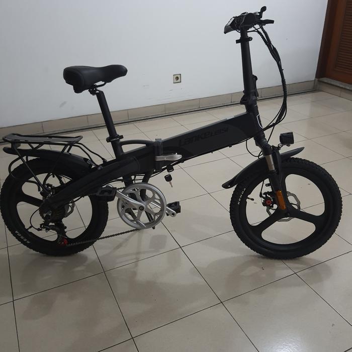 Lankeleisi Sepeda Listrik Lipat Smart Moped Lankeleisi G660