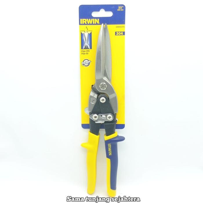 IRWIN GUNTING SENG 11" 304 / GUNTING BAJA RINGAN IRWIN 304 11 INCH / AVIATION SNIP 11 INCH