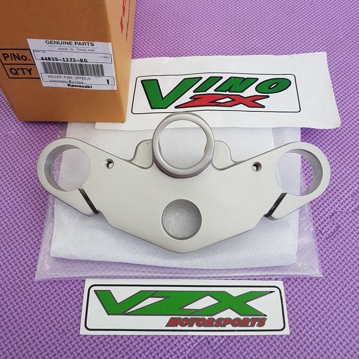 Segitiga Stang Atas Fork Silver Ninja 150 Rr Old Krr Ori Kawasaki