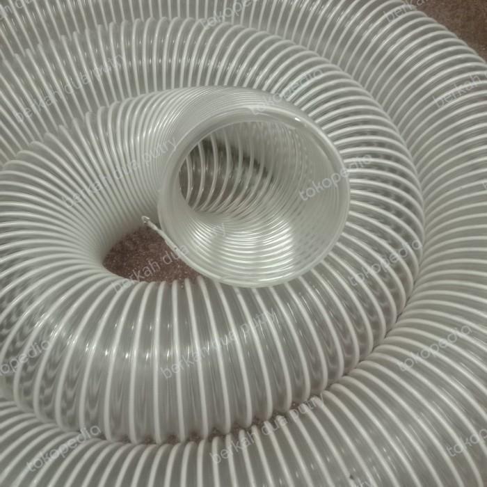 PU ducting hose 6"inch selang flexible vacum pelastik flex meteran