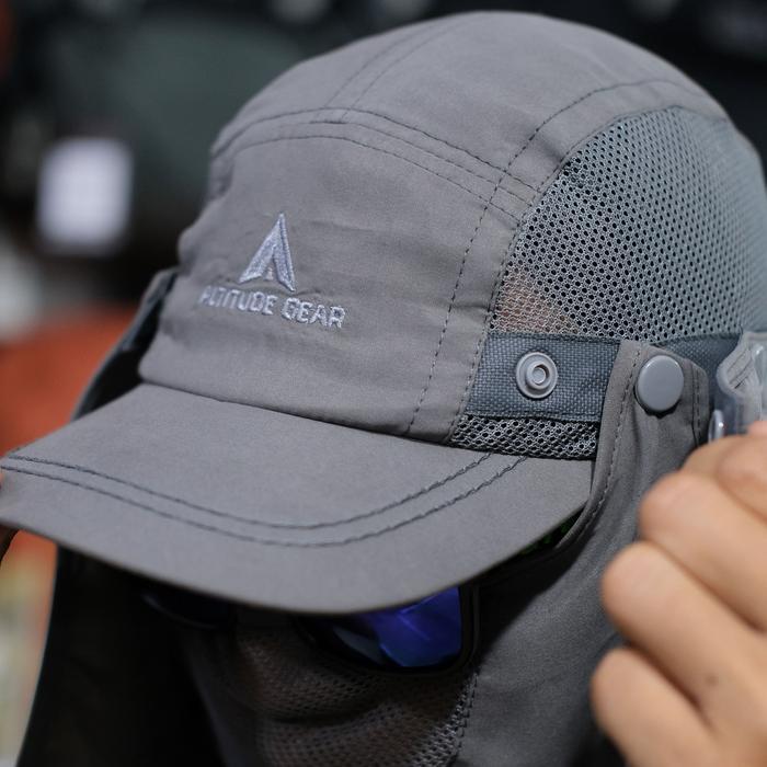 Eiger - Altitude gear Topi Mancing Anti UV Masker Jepang Outdoor Hat Pria Wanita