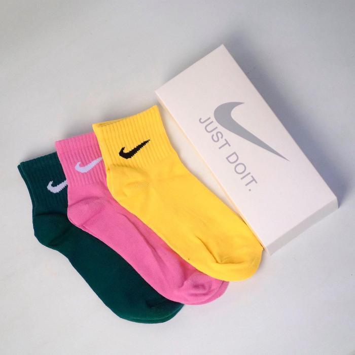 Kaos Kaki Nike Shock Angkle Just Do it 1 Bundle isi 3