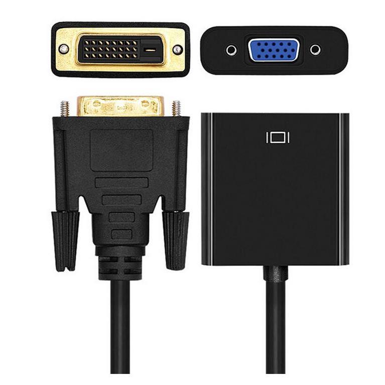CONVERTER KABEL DVI TO VGA KABEL DVI-D 24 1 TO VGA HDTV MURAH
