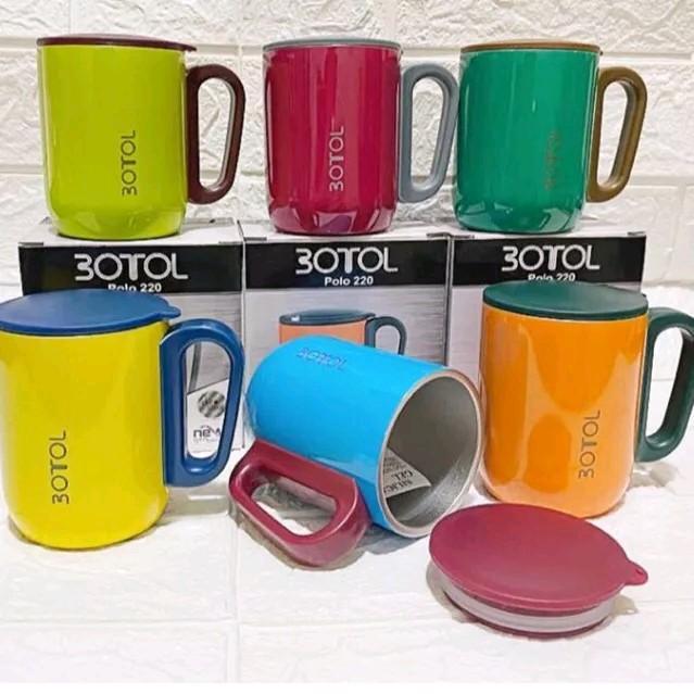 Gelas Polo Mug Dubblin Gelas Cangkir Tahan Panas 220ml Gelas Kopi/Teh