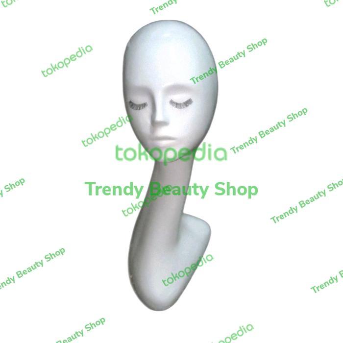 Patung Manekin Kepala Alien Fiber