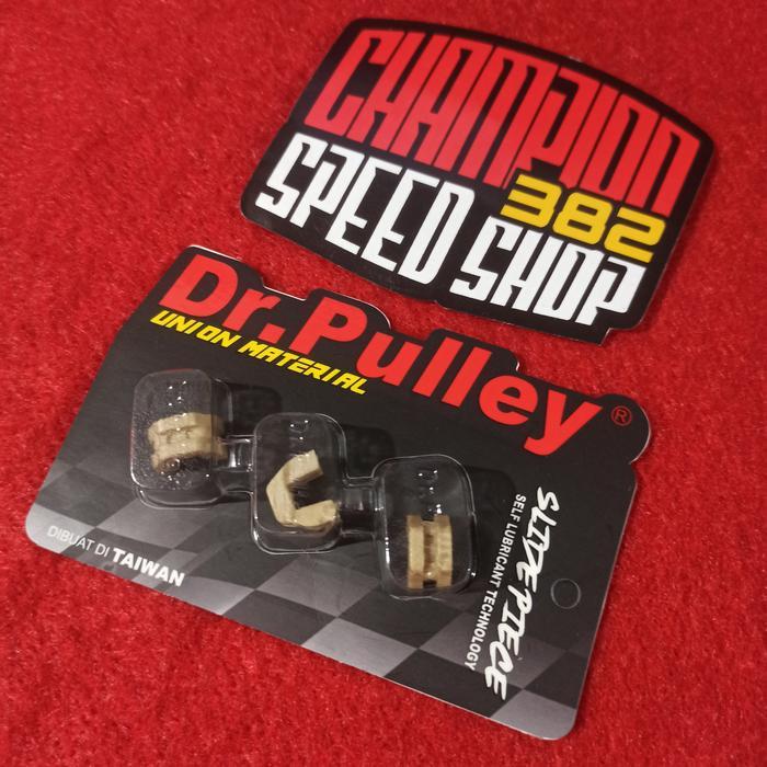SLIDE PIECE KARET PULLEY CVT DR PULLEY BEAT FI ESP BEAT POP STREET