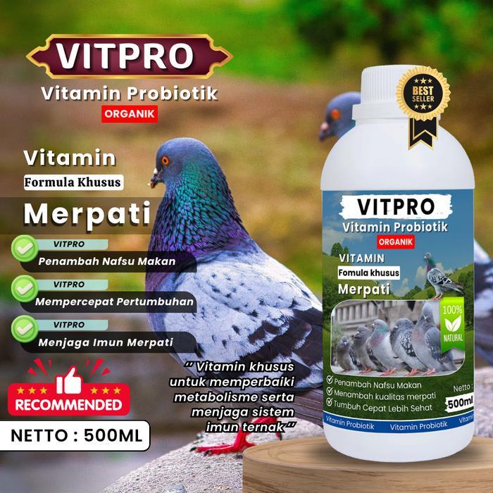 VITPRO Vitamin Burung merpati Agar Cepat Bertelur Obat Betina Anti Macet Nelur Untuk Ternak Breeding