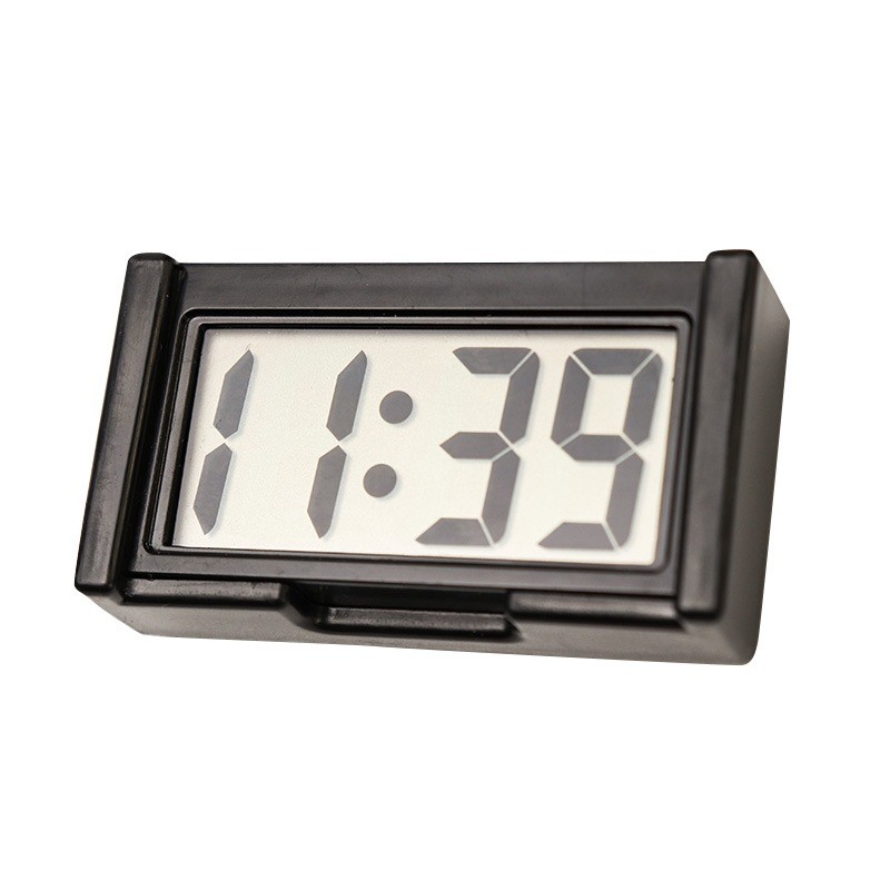 Small Digital Clock With LCD Time & Day Display Mini Automotive Digital Clock for Car Truck
