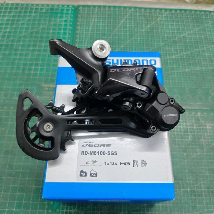 Rear Derailleur Shimano Deore Rd-M6100-Sgs 12 Speed Rd Shimano Deore Rd M6100 12 Sp Sgs Long Cage