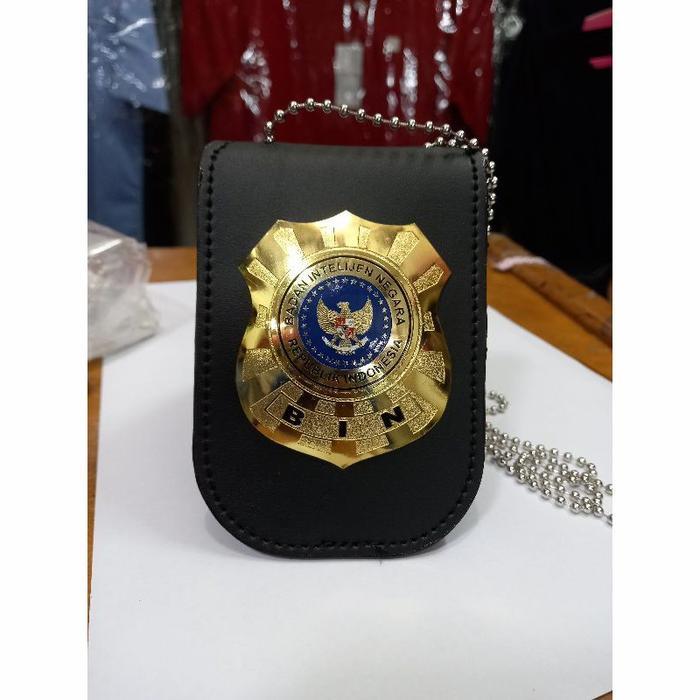 Dompet KTA BIN Badan Intelijen Negara Kalung Lencana BIN