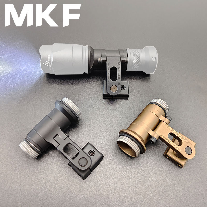 Sotac Ss M-Ax Mount Tactical Helmet Mount Rotating Weapon Light Mount For Kiji Okw Sf M300 M600