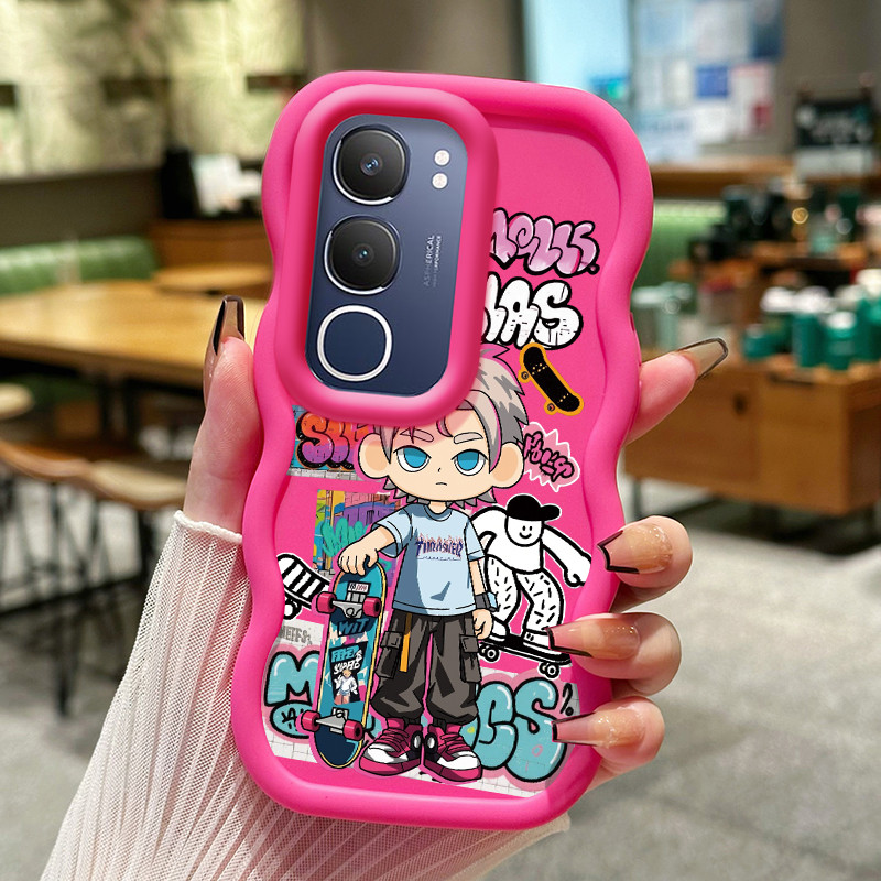 Casing Untuk VIVO Y19s Y29 5G Y19s Pro Case Casing Memotret anak laki-laki pola HP Cesing lunak Sili