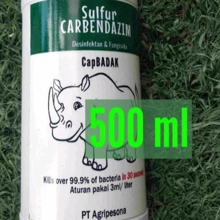 Desinfektan Cap Badak 500ml / Sulfur Carbendazim/ Fungisida /