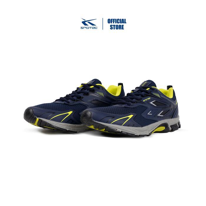 Nineten Runner'S - Spotec Running Venture Sepatu Lari Pria Wanita - Biru Tua Hijau Cerah