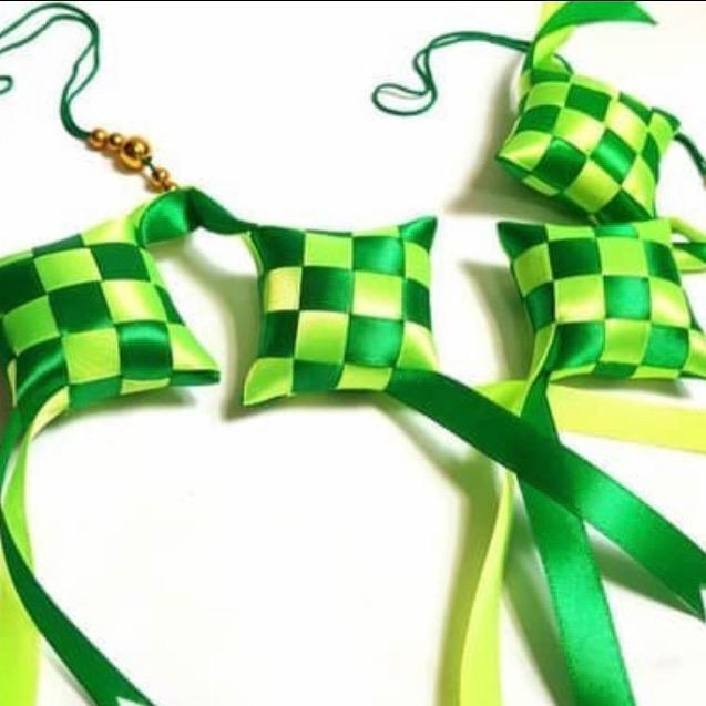 Dekorasi lebaran / ketupat kain lebaran / ketupat lebaran / ketupat idul fitri